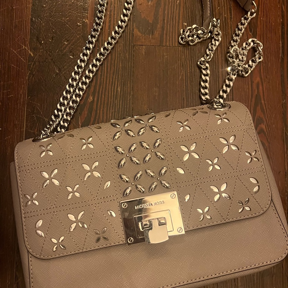 Michael Kors Gray Shoulder Bag